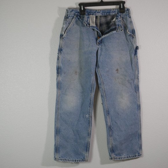 Carhartt Jeans Size 34 x 30 Destroyed Distressed - Picture 1 of 9
